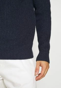 Pier One CHUNKY MOCKNECK JUMPER - Jersey De Punto - Dark Blue, Hombre -PIER ONE Ventas 00064eaa02aa4c40b4957e6d7f6ce25e