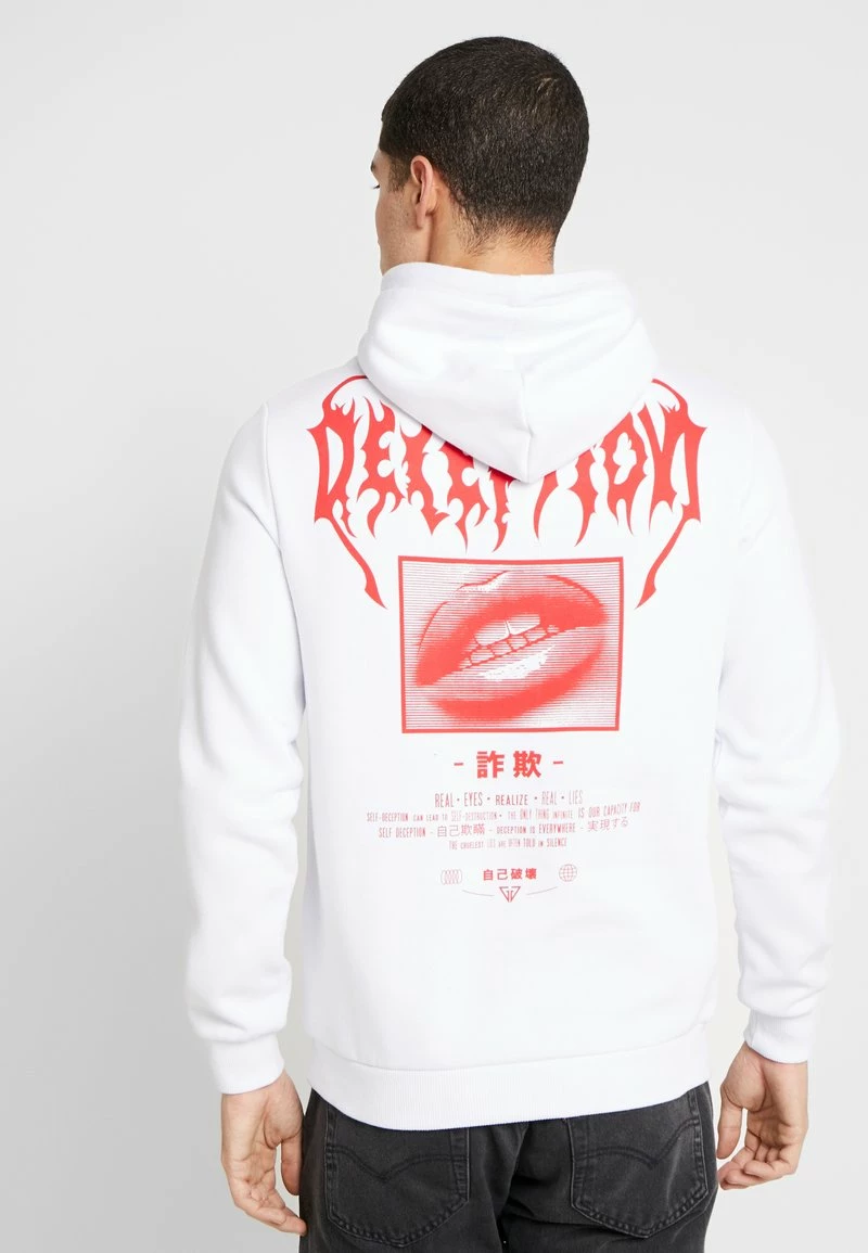 Pier One Unisexo UNISEX - Jersey Con Capucha - White 3 Pier One Unisexo UNISEX - Jersey Con Capucha - White