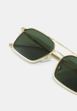 Pier One Unisexo UNISEX - Gafas De Sol - Gold-coloured/green -PIER ONE Ventas 01e837dadf4a4143814fa40fa8201997