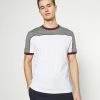 Pier One Hombre Camiseta Estampada - Grey/white/bordeaux -PIER ONE Ventas 02664e0719f345d9a1a9f90568fd2f7c
