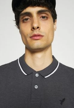 Pier One Hombre Polo - Mottled Dark Grey -PIER ONE Ventas 032e73cd51584be4ac86da30ad735999