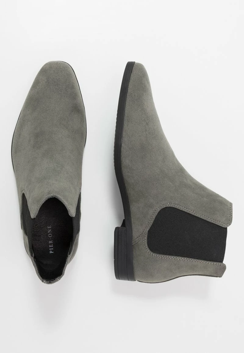 Pier One Hombre Botines - Grey 4 Pier One Hombre Botines - Grey - Imagen 2