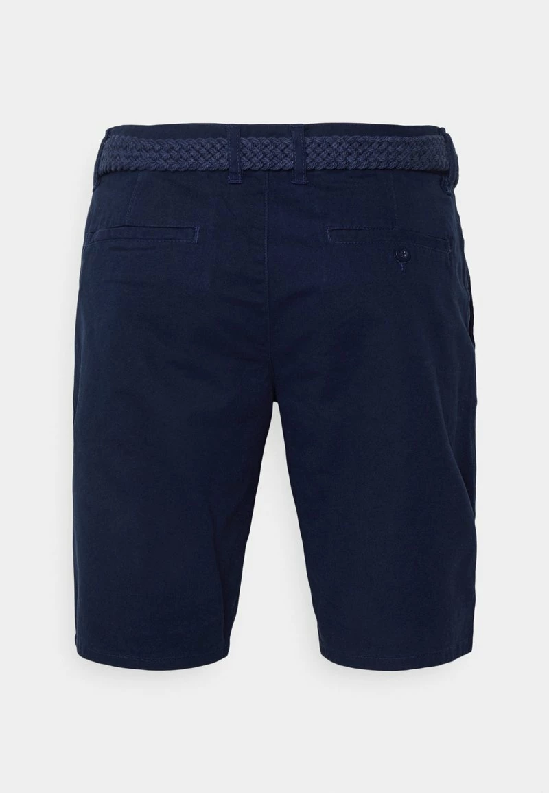 Pier One Hombre CHINOS WITH BELT - Shorts - Dark Blue 4 Pier One Hombre CHINOS WITH BELT - Shorts - Dark Blue - Imagen 2