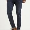 Pier One Hombre DISTRESSED DENIM SLIM FIT - Vaqueros Slim Fit - Dark Blue Denim -PIER ONE Ventas 0763beb762b0496ca289f6686c5278cd