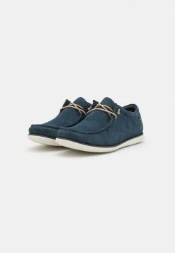 Pier One Hombre LEATHER - Zapatos Con Cordones - Dark Blue -PIER ONE Ventas 09803394270541bb817016b9fd30f8f4