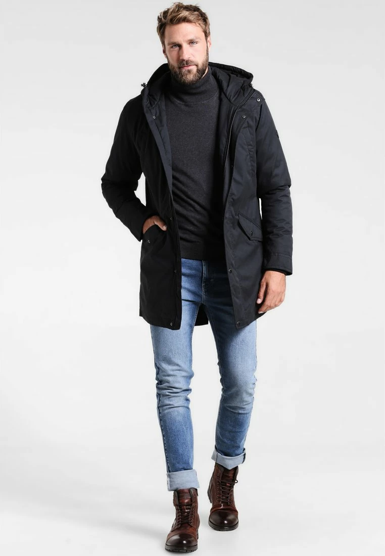 Pier One Hombre Parka - Black 4 Pier One Hombre Parka - Black - Imagen 2