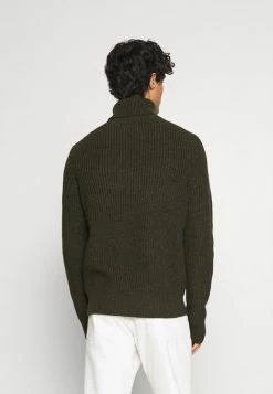 Pier One Hombre NEW CABLE TURTLENECK JUMPER - Jersey De Punto - Mottled Olive -PIER ONE Ventas 09f584fcd7ff4ee49986e03d0dd1f8e6
