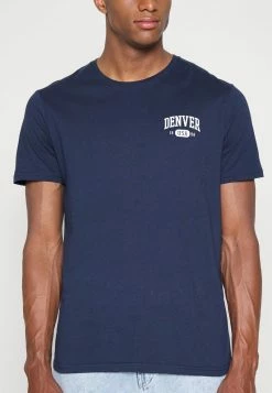 Pier One Hombre GRAPHIC T-SHIRT - Camiseta Estampada - Dark Blue -PIER ONE Ventas 0bb01a2e3700447da0a021b34d1a5f44