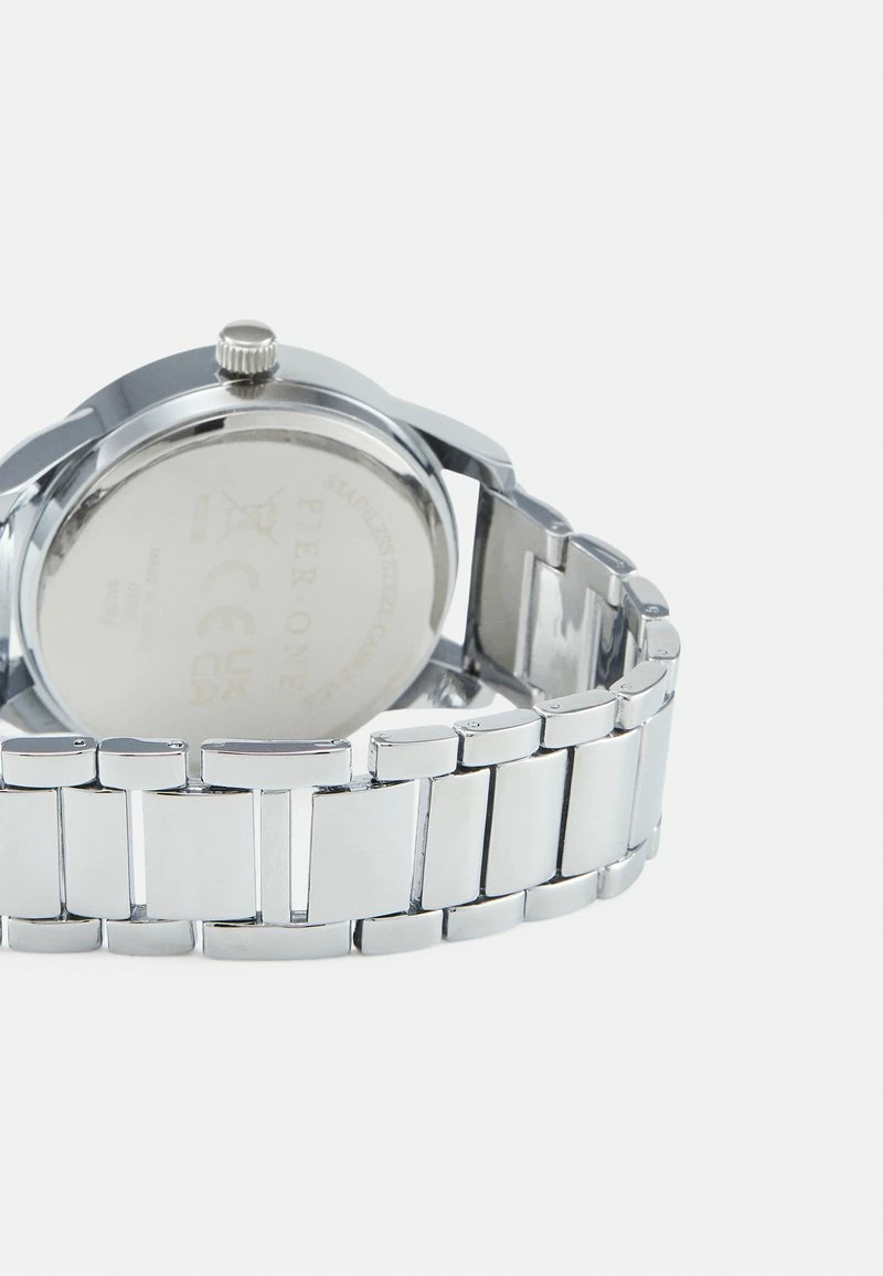 Pier One Unisexo SET UNISEX - Reloj - Silver-coloured 4 Pier One Unisexo SET UNISEX - Reloj - Silver-coloured - Imagen 2