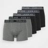 Pier One 5 PACK - Culotte - Black/mottled Dark Grey, Hombre