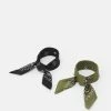 Pier One BANDANA 2 PACK UNISEX - Pañuelo - Black/olive, Unisexo 1 Pier One BANDANA 2 PACK UNISEX - Pañuelo - Black/olive, Unisexo -PIER ONE Ventas 0efa672580ec49e29870b0c38b575b42