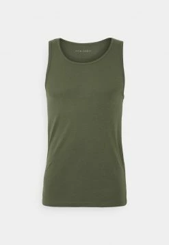 Pier One Hombre 3 PACK - Camiseta Interior - Black/khaki/mottled Dark Grey -PIER ONE Ventas 0f2fccc3500d43e89c1d03ced73ce834