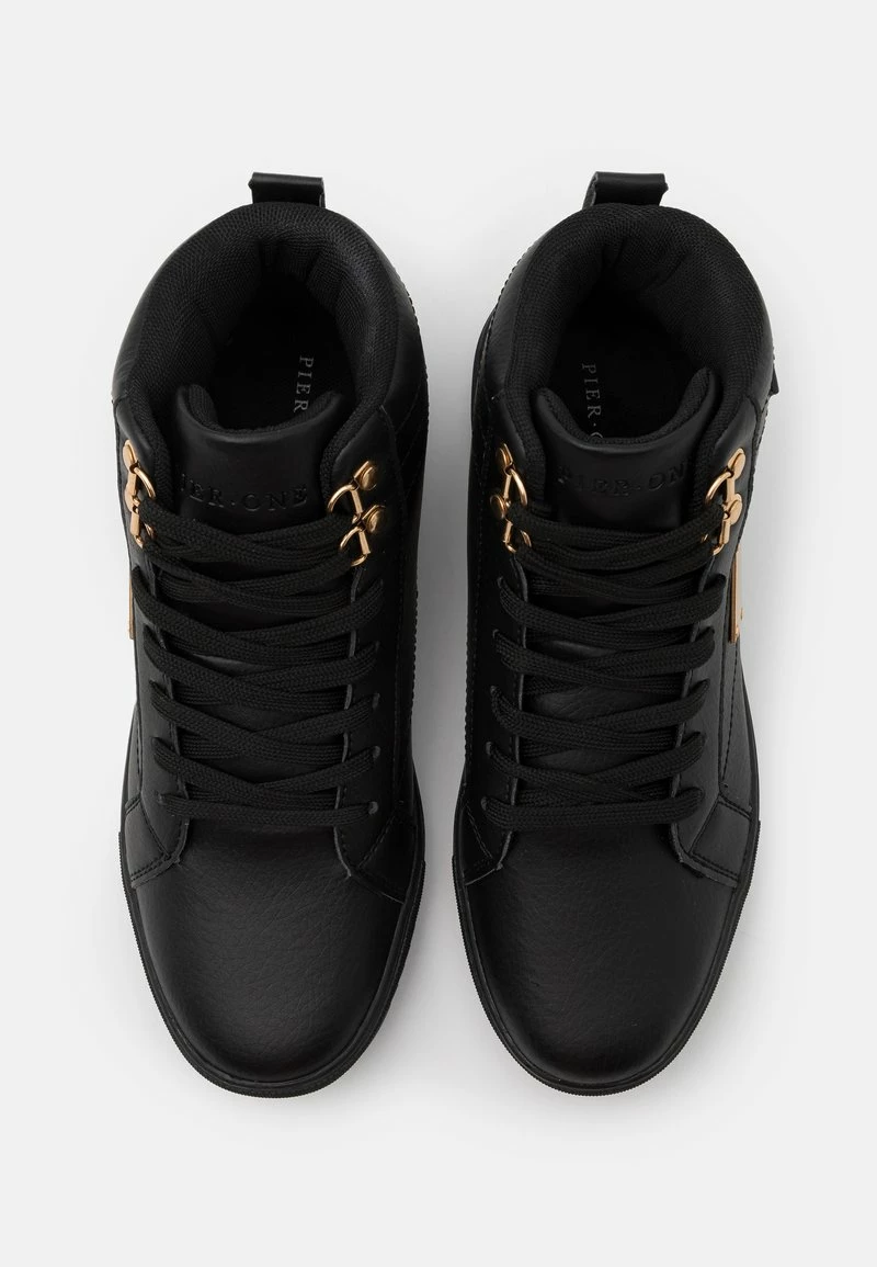 Pier One Unisexo Zapatillas Altas - Black/gold-coloured 6 Pier One Unisexo Zapatillas Altas - Black/gold-coloured - Imagen 4