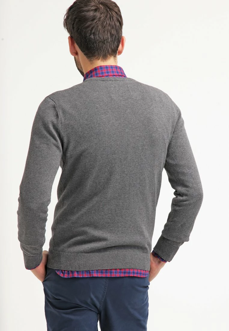 Pier One Hombre Jersey De Punto - Dark Grey Melange 5 Pier One Hombre Jersey De Punto - Dark Grey Melange - Imagen 3