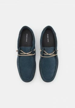 Pier One Hombre LEATHER - Zapatos Con Cordones - Dark Blue -PIER ONE Ventas 1204bb39071b46c0bad69f658a3979d4