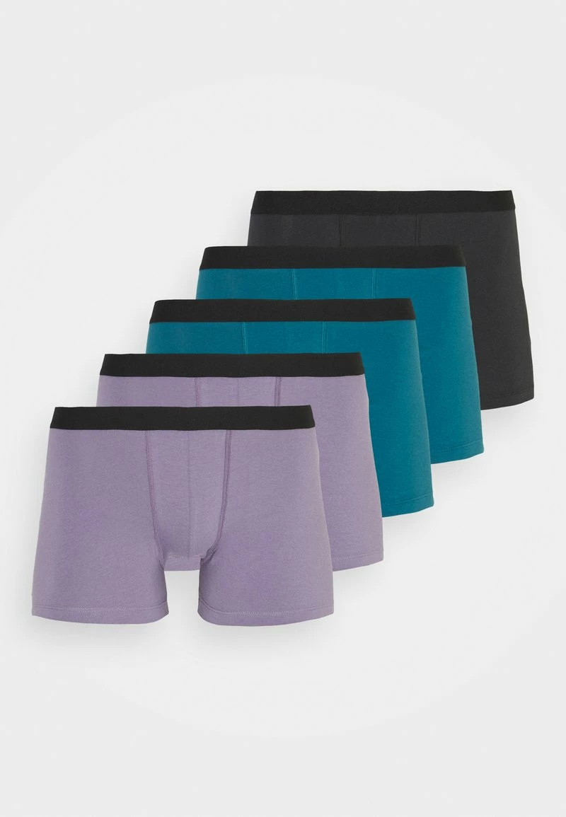Pier One Hombre 5 PACK - Culotte - Black/purple/teal 8 Pier One Hombre 5 PACK - Culotte - Black/purple/teal - Imagen 6