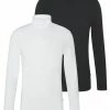 Pier One Hombre 2 PACK - Camiseta De Manga Larga - White/black -PIER ONE Ventas 131c66307636477987dd73f5f031d29f