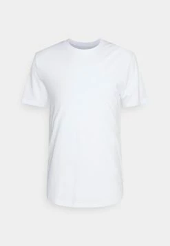 Pier One 3 PACK - Camiseta Básica - White/dark Grey, Hombre -PIER ONE Ventas 1469caaa43c640f78b17799dcea047aa