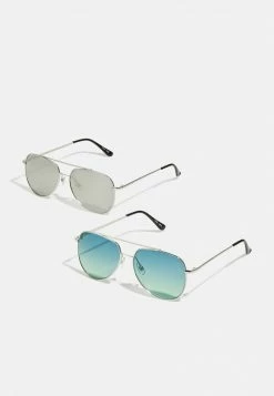 Pier One Hombre 2 PACK - Gafas De Sol - Silver/green