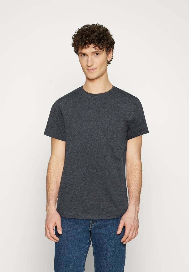 Pier One Hombre 5 PACK - Camiseta Básica - Mottled Brown/mottled Light Grey/mottled Dark Grey 8 Pier One Hombre 5 PACK - Camiseta Básica - Mottled Brown/mottled Light Grey/mottled Dark Grey - Imagen 6