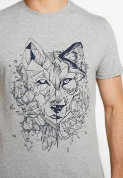 Pier One Hombre Camiseta Estampada - Mottled Grey -PIER ONE Ventas 19bac3e87c214150932db03a2c67e58e