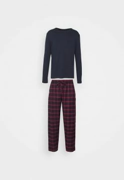 Pier One Hombre Pijama - Dark Blue/bordeaux -PIER ONE Ventas 1a03dca6898f46269107b6e412bcb58b