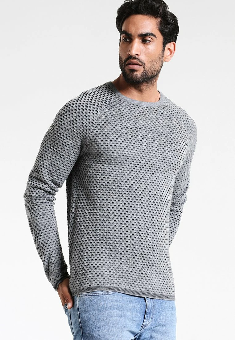 Pier One Hombre Jersey De Punto - Mottled Grey/anthracite 3 Pier One Hombre Jersey De Punto - Mottled Grey/anthracite
