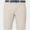 Pier One CHINOS WITH BELT - Shorts - Tan, Hombre -PIER ONE Ventas 1d222c4f96754b11b272289b6aea5729