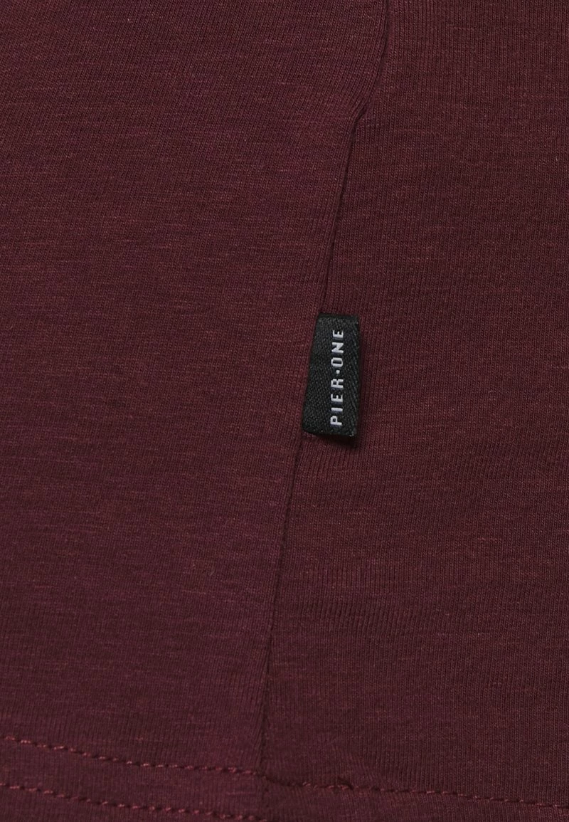 Pier One Hombre Camiseta De Manga Larga - Bordeaux 8 Pier One Hombre Camiseta De Manga Larga - Bordeaux - Imagen 6