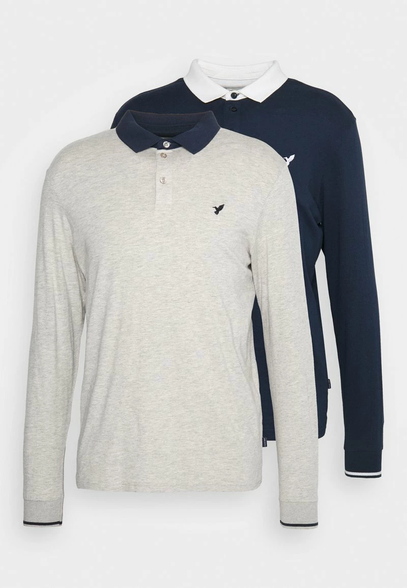 Pier One Hombre 2 PACK - Polo - Dark Blue/mottled Beige 8 Pier One Hombre 2 PACK - Polo - Dark Blue/mottled Beige - Imagen 6