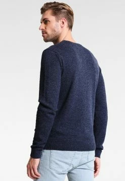 Pier One Hombre Jersey De Punto - Motled Dark Blue -PIER ONE Ventas 23f7f887026a41f88f3d90b597cbb670