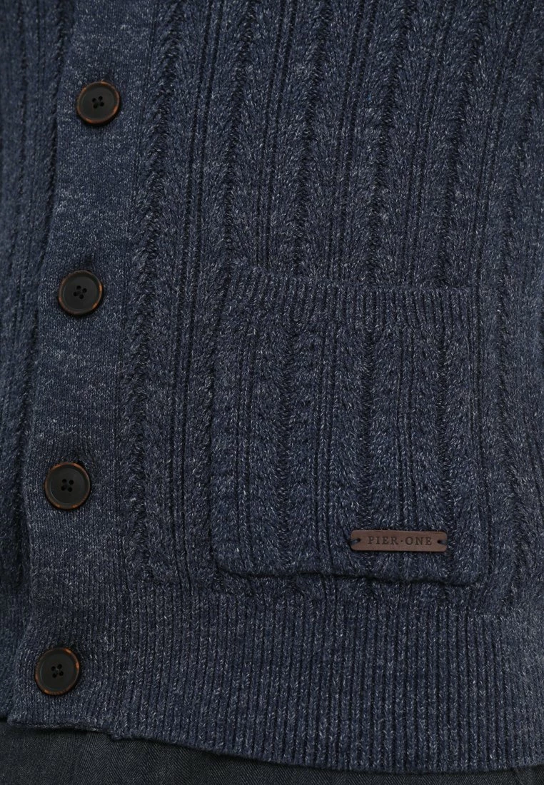 Pier One Hombre Chaqueta De Punto - Mottled Blue 8 Pier One Hombre Chaqueta De Punto - Mottled Blue - Imagen 6