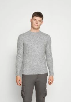 Pier One Hombre Jersey De Punto - Mottled Light Grey