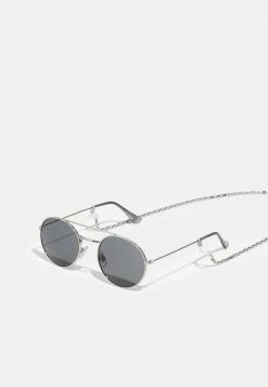 Pier One Unisexo UNISEX - Gafas De Sol - Silver-coloured/black