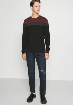 Pier One Hombre Camiseta De Manga Larga - Bordeaux/dark -PIER ONE Ventas 29741c8a14664331b680899a615892df