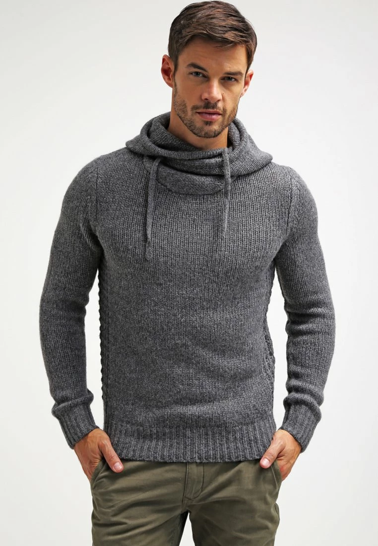 Pier One Jersey Con Capucha - Dark Grey Melange, Hombre 3 Pier One Jersey Con Capucha - Dark Grey Melange, Hombre