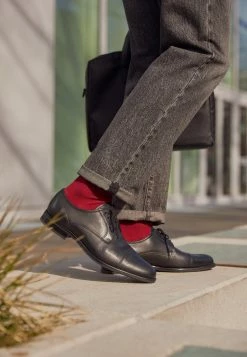 Pier One Hombre LEATHER - Zapatos Con Cordones - Black -PIER ONE Ventas 2ad0d17acea449dabc18fe31839ed954