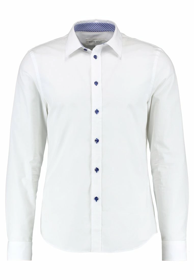 Pier One Hombre Camisa - White/blue 8 Pier One Hombre Camisa - White/blue - Imagen 6