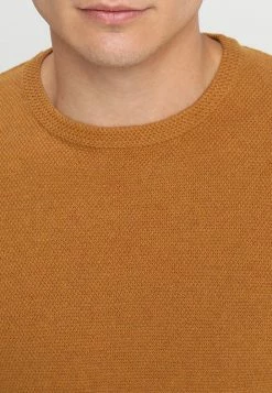 Pier One Hombre Jersey De Punto - Mottled Dark Yellow -PIER ONE Ventas 2c5e1df709a94116995dba8bbf354f32