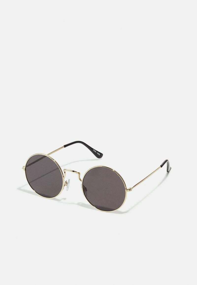 Pier One Unisexo UNISEX - Gafas De Sol - Gold-coloured/black 3 Pier One Unisexo UNISEX - Gafas De Sol - Gold-coloured/black