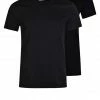 Pier One Hombre 2 PACK - Camiseta Básica - Black -PIER ONE Ventas 2de0d41f5c384ef9935cd04e81aa9048