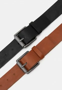 Pier One Unisexo 2 PACK - Cinturón - Black/cognac -PIER ONE Ventas 2e126f1c81ea497db433161d81e92f80