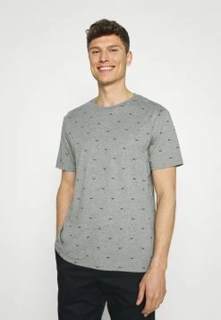 Pier One Hombre Camiseta Estampada - Grey