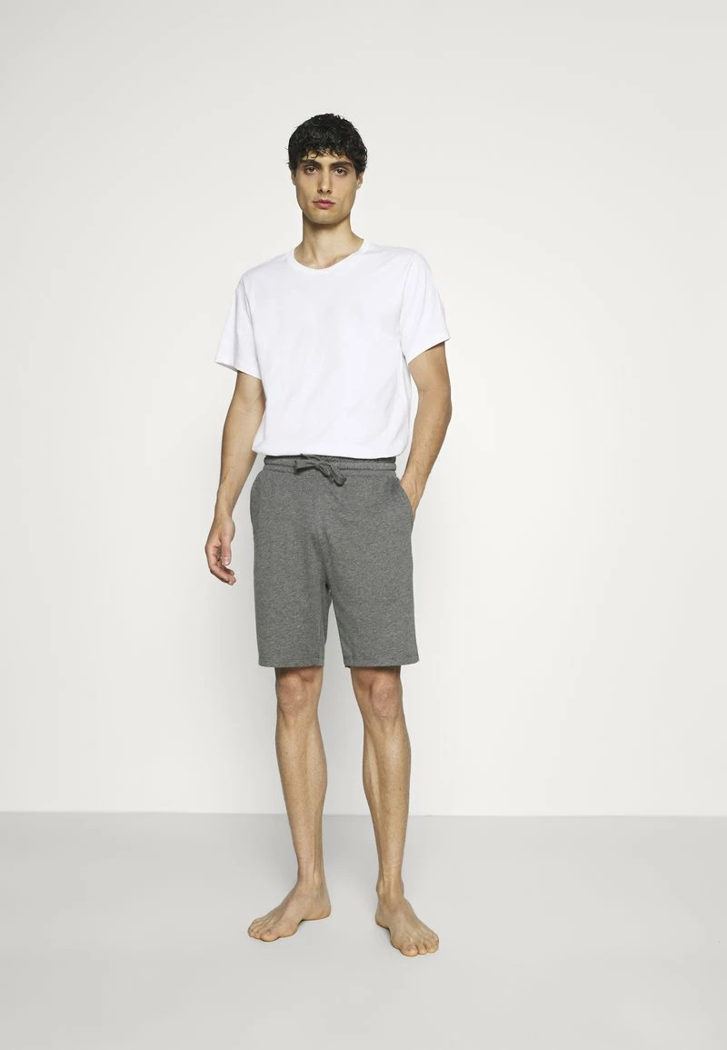 Pier One Hombre LOUNGE STRIPED SHORTS - Pantalón De Pijama - Mottled Dark Grey/mottled Grey 4 Pier One Hombre LOUNGE STRIPED SHORTS - Pantalón De Pijama - Mottled Dark Grey/mottled Grey - Imagen 2