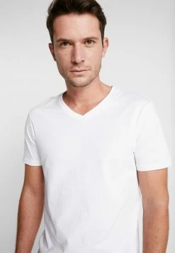 Pier One 3 PACK - Camiseta Básica - White, Hombre -PIER ONE Ventas 30587b014b2141f29e81eb751148debf