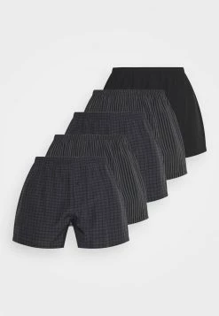 Pier One Hombre 5 PACK - Boxer - Black/dark Grey