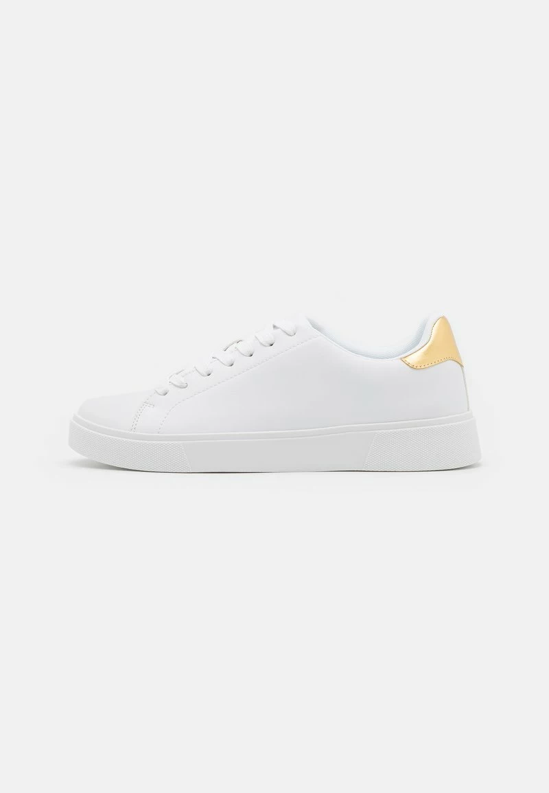 Pier One Unisexo UNISEX - Zapatillas - White/gold 3 Pier One Unisexo UNISEX - Zapatillas - White/gold