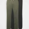 Pier One Hombre 2er PACK - Pantalones Deportivos - Olive/black -PIER ONE Ventas 3465cd889e7941839abbe9d5834bd894