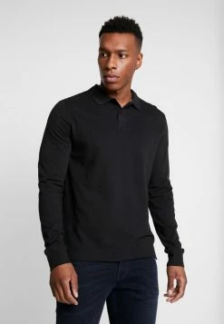 Pier One Hombre 2 PACK - Polo - Mottled Grey/black