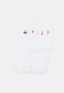 Pier One Hombre 5 PACK - Calcetines - White